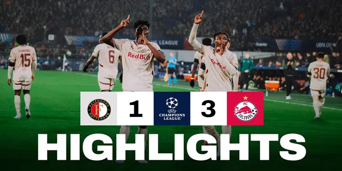 Liga Champion - Feyenoord Dibungkam Habis Oleh Red Bull Salzburg 1-3